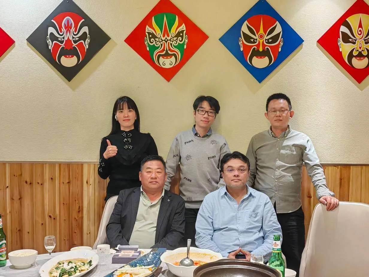 Ce fut un grand plaisir d'accueillir nos partenaires indiens dans l'usine