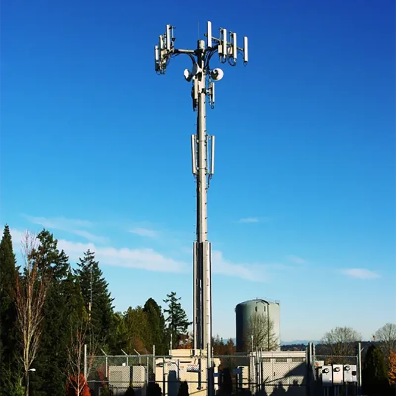 Quelle est la durée de vie typique d'une tour monopôle en tubes d'acier