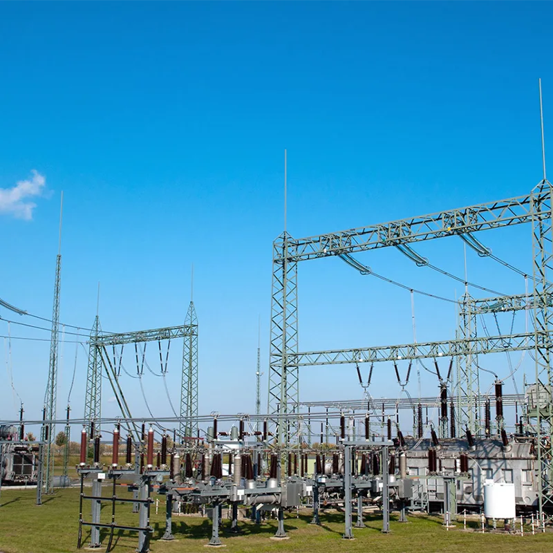 structures de support d'équipement de portique de sous-station électrique 220kV